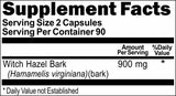 BUY 1 GET 2 FREE Witch Hazel Bark 900mg 180 Capsules