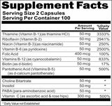 BUY 1 GET 2 FREE B-Complex Vitamin C 200 Capsules
