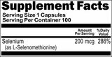 BUY 1 GET 2 FREE Selenium 200mcg 100 or 200 Capsules