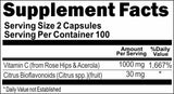BUY 1 GET 2 FREE Full Spectrum Vitamin C Buffered and Bioflavonoids 200 Capsules