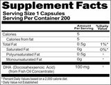 BUY 1 GET 2 FREE DHA Fish Oil (Emulsified Dry) 100mg 200 Capsules