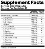 BUY 1 GET 2 FREE Amino Acid 1500mg Complex 200 Capsules