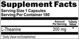 BUY 1 GET 2 FREE L-Theanine 200mg 180 Capsules