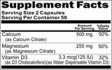 BUY 1 GET 2 FREE Calcium and Magnesium Citrate + Vitamin D 100 Capsules
