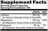 BUY 1 GET 2 FREE Calcium Magnesium and Potassium 200 Capsules