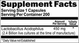 BUY 1 GET 2 FREE Probiotic Acidophilus (Keep Refrigerated) 450mg 200 Capsules