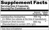 BUY 1 GET 2 FREE Advanced Probiotic + Colostrum 90 Capsules