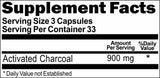 BUY 1 GET 2 FREE Activated Charcoal 900mg 100 or 200 Capsules