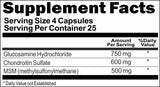 BUY 1 GET 2 FREE Triple Strength Glucosamine, Chondroitin and MSM 100 or 200 Capsules