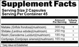 50% off Price Mushroom Advantage 90 Capsules 1 or 3 Bottle Price