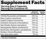 BUY 1 GET 2 FREE Libido Extreme with Yohimbe 180 Capsules