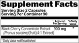 BUY 1 GET 2 FREE Black Cherry Concentrate Extract 900mg 180 Capsules