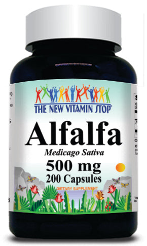 50% off Price AlfAlfa 500mg 200 Capsules 1 or 3 Bottle Price