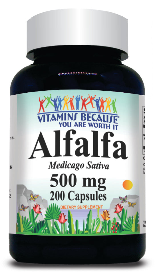 BUY 1 GET 2 FREE AlfAlfa 500mg 200 Capsules