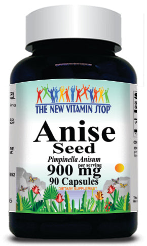 50% off Price Anise Seed 900mg 90 Capsules 1 or 3 Bottle Price