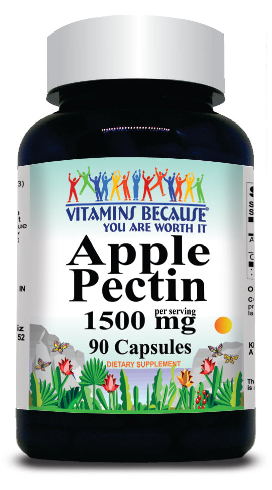 BUY 1 GET 2 FREE Apple Pectin 1500mg 90 Capsules