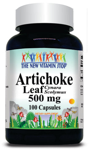 BUY 1 GET 2 FREE Artichoke Leaf 500mg 100 Capsules