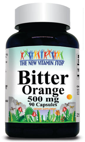 50% off Price Bitter Orange 500mg 90 Capsules 1 or 3 Bottle Price