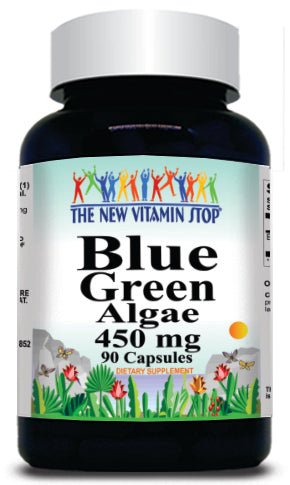 BUY 1 GET 2 FREE Blue Green Algae 450mg 90 Capsules