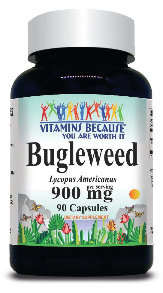 BUY 1 GET 2 FREE Bugleweed 900mg 90 Capsules