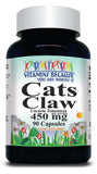 BUY 1 GET 2 FREE Cats Claw 450mg 90 or 180 Capsules