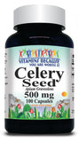 BUY 1 GET 2 FREE Celery Seed 500mg 100 or 200 Capsules