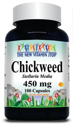 BUY 1 GET 2 FREE Chickweed 450mg 100 Capsules