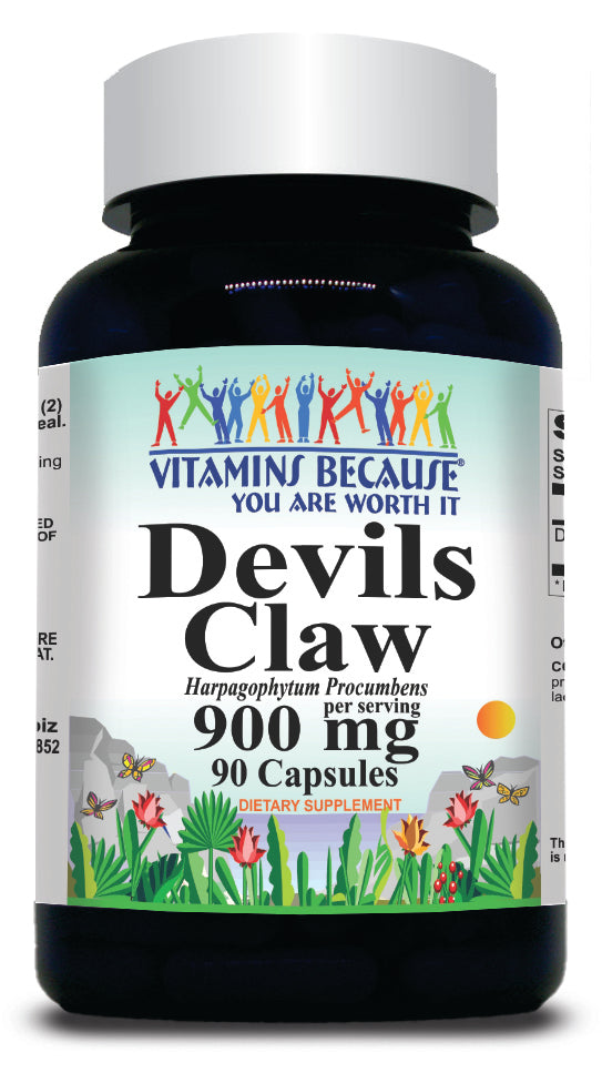 BUY 1 GET 2 FREE Devils Claw 900mg 90 Capsules