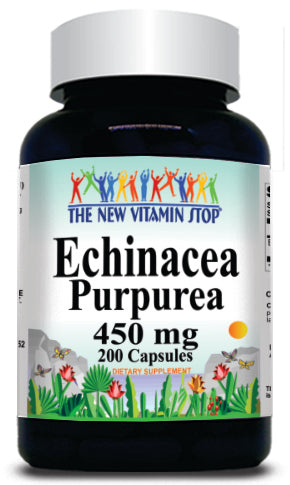 BUY 1 GET 2 FREE Echinacea Purpurea Root 450mg 200 Capsules