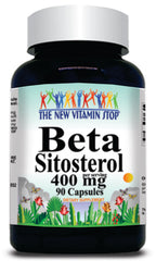 50% off Price Beta Sitosterol 400mg 90 or 180 Capsules 1 or 3 Bottle Price