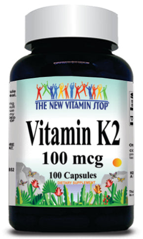50% off Price Vitamin K2 100mcg 100 or 200caps 1 or 3 Bottle Price