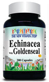 50% off Price Echinacea with Goldenseal 450mg 100 or 200 Capsules 1 or 3 Bottle Price