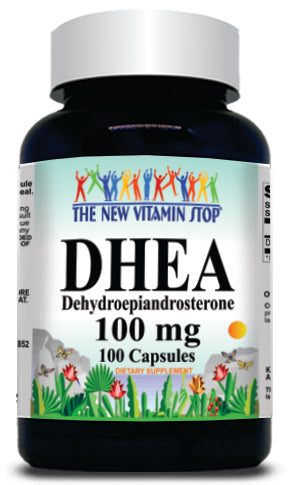BUY 1 GET 2 FREE DHEA 100mg 100 or 200 Capsules