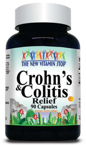 BUY 1 GET 2 FREE Crohns and Colitis Relief 90 Capsules