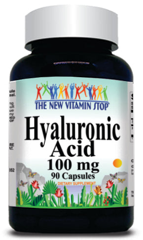 BUY 1 GET 2 FREE Hyaluronic Acid 100mg 90 or 180 Capsules