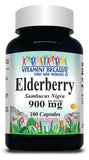 BUY 1 GET 2 FREE Elderberry 900mg 100 or 200 Capsules