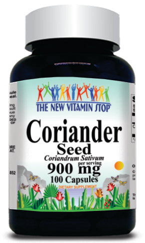 BUY 1 GET 2 FREE Coriander Seed 900mg 100 Capsules