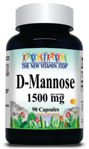 BUY 1 GET 2 FREE D-Mannose 1500mg 90 or 180 Capsules