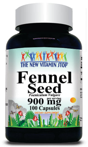 BUY 1 GET 2 FREE Fennel Seed 900mg 100 Capsules