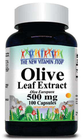 BUY 1 GET 2 FREE Olive Leaf Extract 500mg 100 Capsules