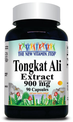 BUY 1 GET 2 FREE Tongkat Ali Extract 900mg 90 or 180 Capsules