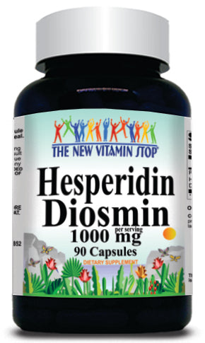 BUY 1 GET 2 FREE Hesperidin Diosmin 1000mg 90 or 180 Capsules