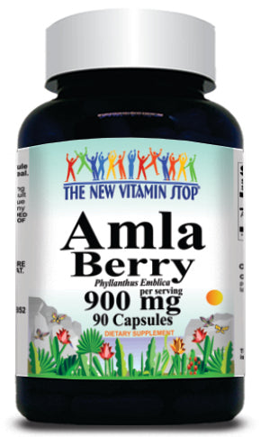 50% off Price Amla Berry 900mg 90 Capsules 1 or 3 Bottle Price