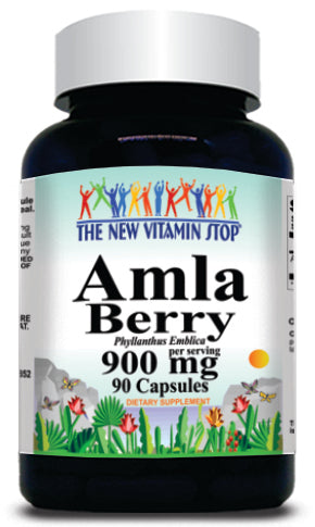 BUY 1 GET 2 FREE Amla Berry 900mg 90 Capsules