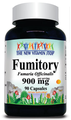 50% off Price Fumitory 900mg 90 Capsules 1 or 3 Bottle Price