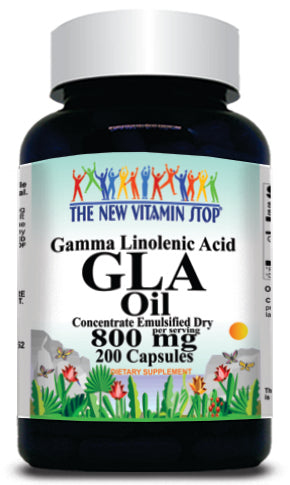 BUY 1 GET 2 FREE GLA (Gamma Linolenic Acid) 800mg 200 Capsules