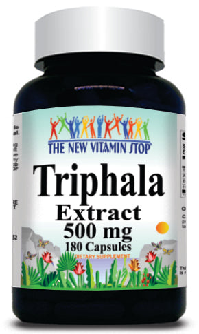 50% off Price Triphala Extract 500mg 180 Capsules 1 or 3 Bottle Price