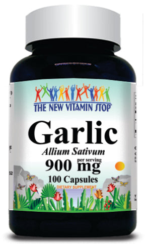 BUY 1 GET 2 FREE Garlic 900mg 100 Capsules