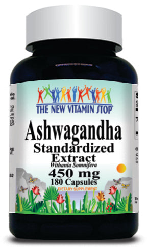 50% off Price Ashwagandha Extract 450mg 180 Capsules 1 or 3 Bottle Price