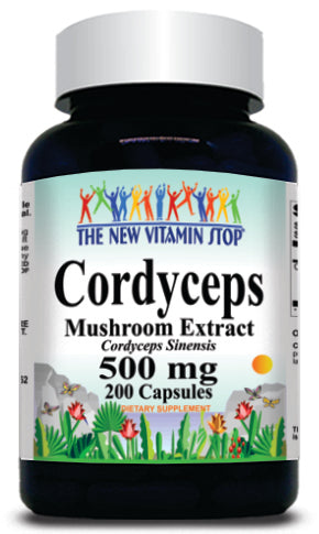 50% off Price Cordyceps Extract 500mg 200 Capsules 1 or 3 Bottle Price